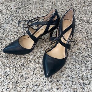 2 inch professional black heels